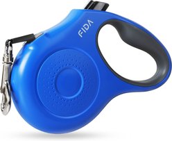 FIDA JFA Retractable Dog Leash, Blue, Small: 16-ft long