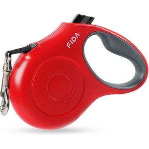 FIDA JFA Retractable Dog Leash, Red, Small: 16-ft long - Chewy.com