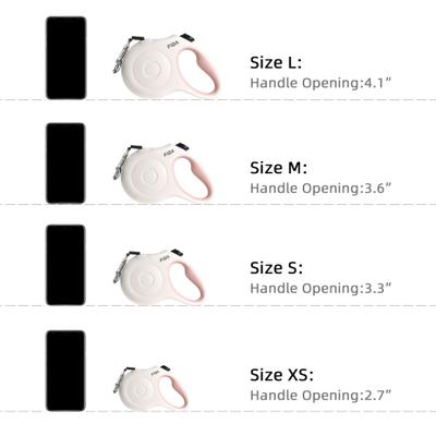 Show full view: FIDA JFA Retractable Dog Leash, White, Medium: 16-ft long slide 2 of 7