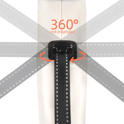 Show full view: FIDA JFA Retractable Dog Leash, White, X-Small: 10-ft long slide 3 of 5