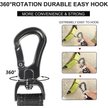 Show in main carousel: FIDA Leash with Integrated Traffic Handles Dog Leash, 5-ft long, 1-in wide, Black slide 4 of 8