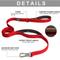 Show in main carousel: FIDA Leash with Integrated Traffic Handles Dog Leash, 5-ft long, 1-in wide, Red slide 2 of 5