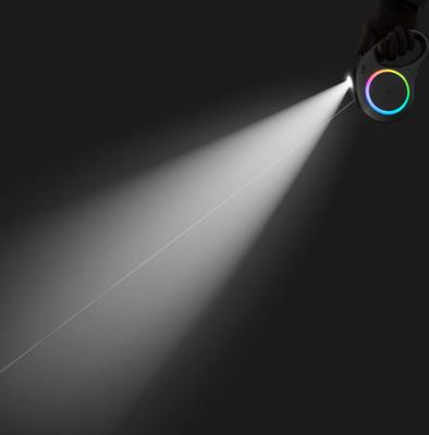 Show full view: FIDA LED Lighted Retractable Dog Leash, 16-ft long, 7/16-in wide, White, Small/Medium slide 4 of 7