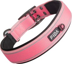 FIDA Neoprene Lined Dog Collar, Pink, X-Large: 24 to 28-in neck, 1.5-in wide