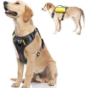 FIDA No Pull Dog Harness, Black, Large: 25.2 to 33.9-in chest