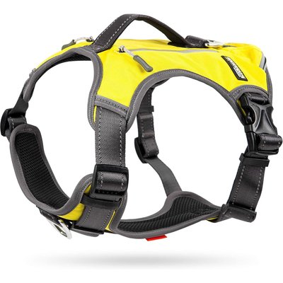 FIDA FIDA No Pull Dog Harness, Yellow, Medium: 21.2 to 27.6-in chest