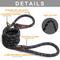 Show in main carousel: FIDA Rope Slip Training Dog Leash, 6-ft long, 1/2-in wide, Black slide 2 of 7
