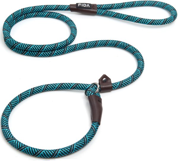 Show full view: FIDA Rope Slip Training Dog Leash, 6-ft long, 1/2-in wide, Blue slide 1 of 7