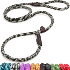 FIDA Rope Slip Training Dog Leash, 6-ft long, 1/2-in wide, Grey slide 1 of 6