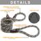 Show in main carousel: FIDA Rope Slip Training Dog Leash, 6-ft long, 1/2-in wide, Grey slide 2 of 7