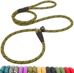 FIDA Rope Slip Training Dog Leash, 6-ft long, 1/2-in wide, Yellow slide 1 of 4