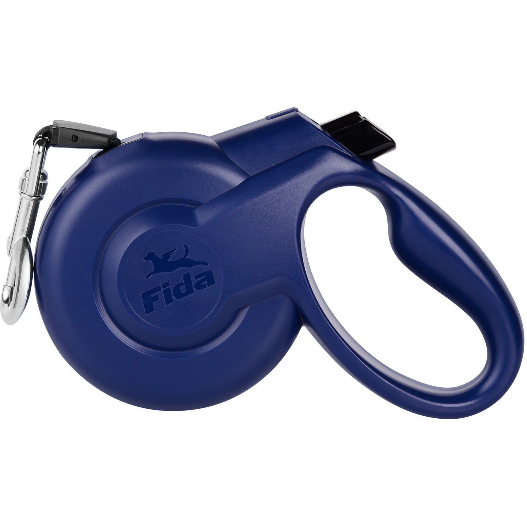 FIDA Styleash Retractable Dog Leash, 16-ft long, Blue, Small