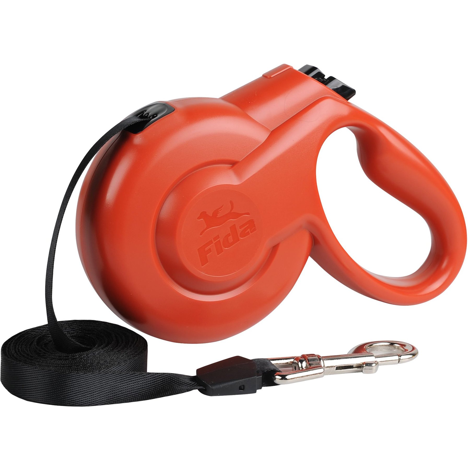 FIDA Styleash Retractable Dog Leash, 16-ft long, Red, Medium