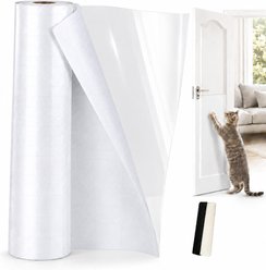 Fido Fave Clear Door Scratch GuardDog & Cat Furniture Protector, Transparent