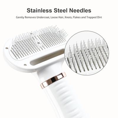 Show full view: Fido Fave Dog Grooming Hair Dryer with Slicker Brush, White, Medium slide 3 of 11