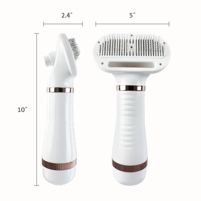 Show full view: Fido Fave Dog Grooming Hair Dryer with Slicker Brush, White, Medium slide 6 of 11
