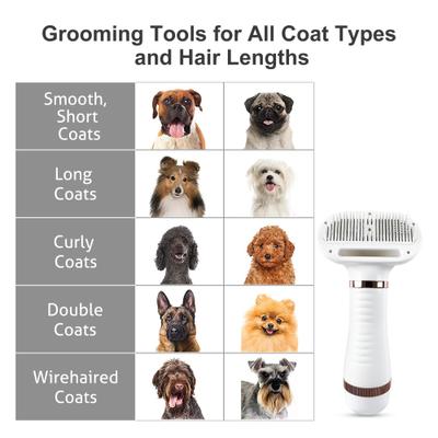 Show full view: Fido Fave Dog Grooming Hair Dryer with Slicker Brush, White, Medium slide 9 of 11