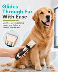 Fido Fave Low Noise Rechargeable Cordless Electric Quiet Pet Hair Clippers & Paw Trimmer Set slide 2 of 9
