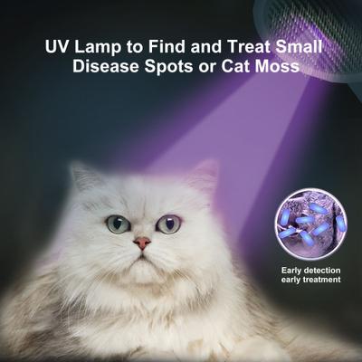 Show full view: Fido Fave Self-Cleaning UV Sterilization Cat Slicker Brush, Green, Medium slide 8 of 11