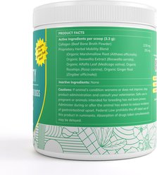 Fido's Mobility Grass-Fed Beef Bone Broth Powdered Dog Food Topper, 7-oz jar slide 2 of 9