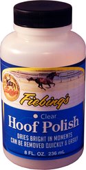 Fiebing's Water Based Horse Hoof Polish, Clear, 8-oz jar