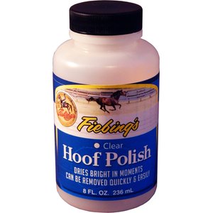 Fiebing's Water Based Horse Hoof Polish, Clear, 8-oz jar