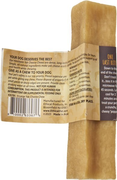 Fieldcrest Farms Himalayan Yak Cheese X-Large Dog Chew