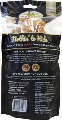 Show full view: Fieldcrest Farms Nothin' To Hide 3-inch Ultra Wishbone Chicken Flavor Dog Chews, 12 count slide 3 of 4