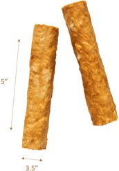 Fieldcrest Farms Nothin' To Hide Small Roll 5-inch Bacon Flavor Dog Chews, 2 count slide 2 of 2