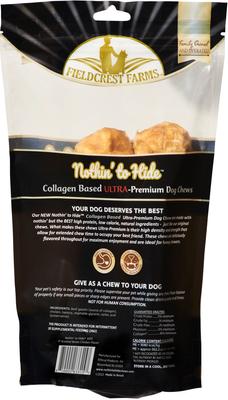 Show full view: Fieldcrest Farms Nothin' To Hide 9-inch Ultra Knotted Bone Chicken Flavor Dog Chews, 2 count slide 3 of 3