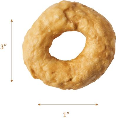 Show full view: Fieldcrest Farms Nothin' To Hide Bagel 3-inch Bacon Flavor Dog Chew, 1 Count slide 4 of 4