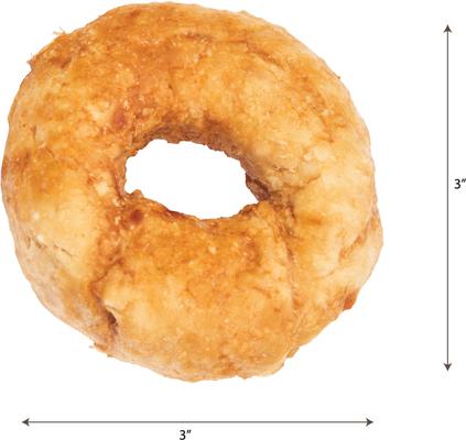 Show full view: Fieldcrest Farms Nothin' To Hide Bagel 3-inch Beef Flavor Dog Chew, 1 count slide 4 of 7