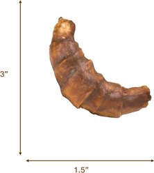 Fieldcrest Farms Nothin' to Hide Bakery Collection Croissant 3-inch Beef Dog Chew Treats, 3 count slide 2 of 4