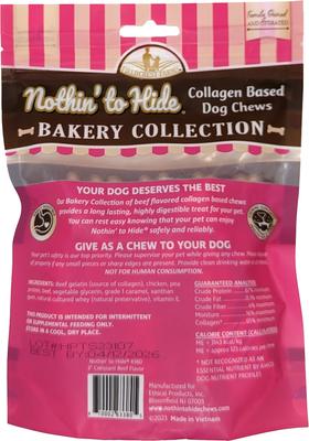 Show full view: Fieldcrest Farms Nothin' To Hide Bakery Collection Croissant 3-inch Beef Flavor Dog Chews, 3 count slide 3 of 5