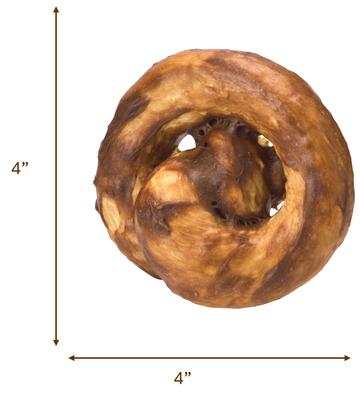 Show full view: Fieldcrest Farms Nothin' To Hide Bakery Collection Pretzel 4-inch Beef Flavor Dog Chews, Large, 1 count slide 4 of 4