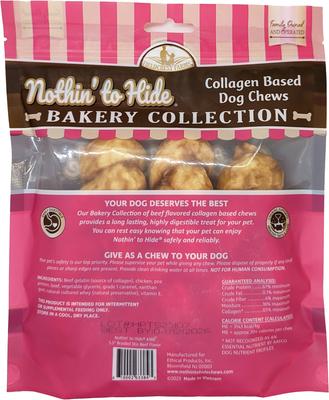 Show full view: Fieldcrest Farms Nothin' To Hide Bakery Collection Braided Stix 5.5-inch Beef Flavor Dog Chews, Medium, 3 count slide 2 of 4