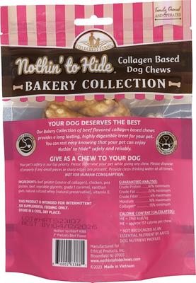 Show full view: Fieldcrest Farms Nothin' To Hide Bakery Collection Pretzel 3-inch Beef Flavor Dog Chews, Medium, 2 count slide 3 of 5