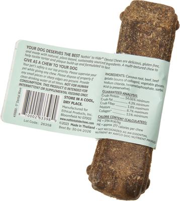 Show full view: Fieldcrest Farms Nothin' to Hide Dental Wave Beef 5-in Dog Chews, 1 count slide 3 of 5