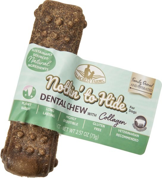 Fieldcrest Farms Nothin' to Hide Dental Waves Beef 5-in Dog Chews