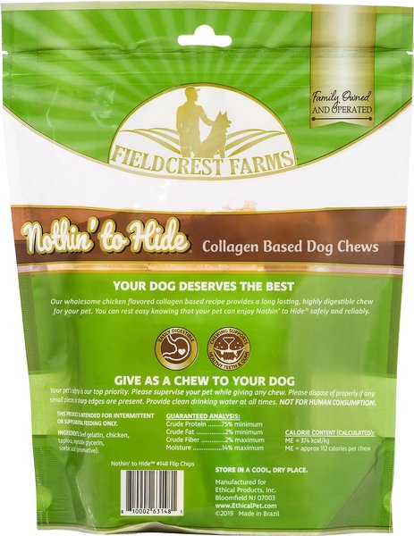 Fieldcrest Farms Nothin' To Hide Drumstick Chicken Flavor Dog Chews