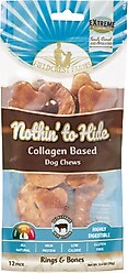 Fieldcrest Farms Nothin' To Hide Premium Dog Chews Ring & Bone Beef Flavor Natural Chew Dog Treats, 12 count