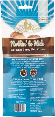 Show full view: Fieldcrest Farms Nothin' To Hide Ring & Bone Beef Flavor Natural Chew Dog Chews, 12 count slide 3 of 8