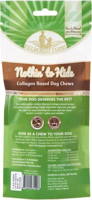 Show full view: Fieldcrest Farms Nothin' To Hide Rings & Bones Chicken Flavor Natural Chew Dog Chews, 12 count slide 3 of 8