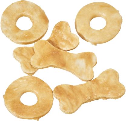 Show full view: Fieldcrest Farms Nothin' To Hide Rings & Bones Chicken Flavor Natural Chew Dog Chews, 12 count slide 4 of 8