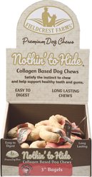 Fieldcrest Farms Nothin' to Hide Small Bagel 3-in Salmon Dog Chew