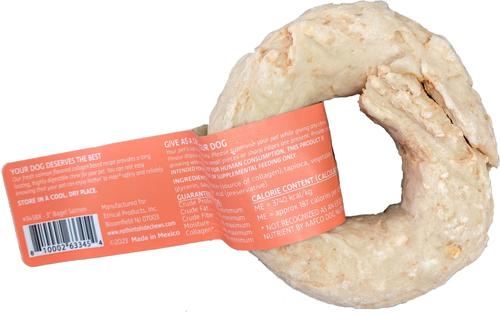 Show full view: Fieldcrest Farms Nothin' To Hide Bagel 3-inch Salmon Flavor Dog Chew, 1 Count slide 3 of 6