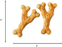 Fieldcrest Farms Nothin To Hide Ultra 5-in Wishbone Beef Dog Treats, 2 count slide 2 of 2