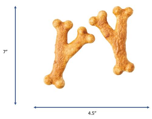 Fieldcrest Farms Nothin To Hide Ultra 7-in Wishbone Beef Dog Treats, 2 count