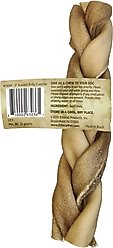 Fieldcrest Farms Premium Dog Chews Bully Crunchers 6-inch Braided Bully Flavor Dog Chew, 1 count slide 2 of 6