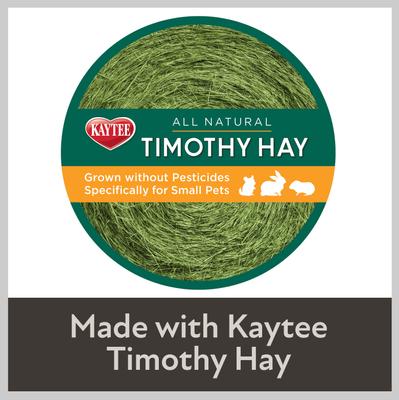 Show full view: Kaytee Mini Hay Bale Carrot Small Pet Hay, 3.5-oz bag slide 6 of 12